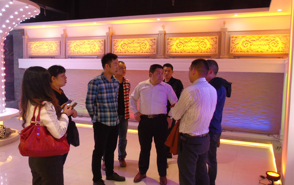 湖南省地方領導參觀光臣照明