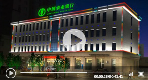 農業(yè)銀行LED亮化工程