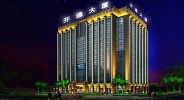 亮化改造工程 光臣照明讓開(kāi)通大廈煥然一新！