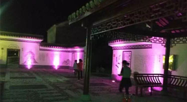 光臣大功率投光燈讓寂靜的村莊變得熱鬧非凡！