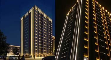 恭賀贛州徐總順利完成洗墻燈安裝并正式亮燈！