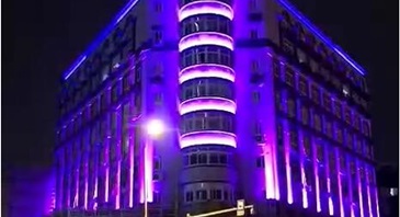 區(qū)域亮化提升，光臣照明大功率RGBW外控洗墻燈效果獲贊