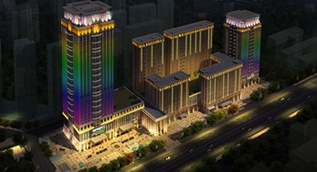 led工程線條燈，讓星級酒店外表富麗堂皇繽紛多彩