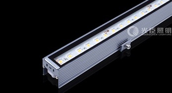 浙江舟山魚(yú)社外立面夜景亮化，光臣LED線(xiàn)條燈效果獲贊