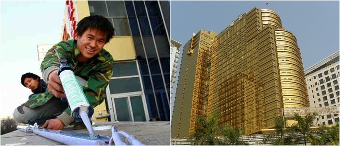 玻璃幕墻LED護欄管安裝