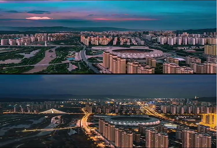 夜景亮化對(duì)比圖